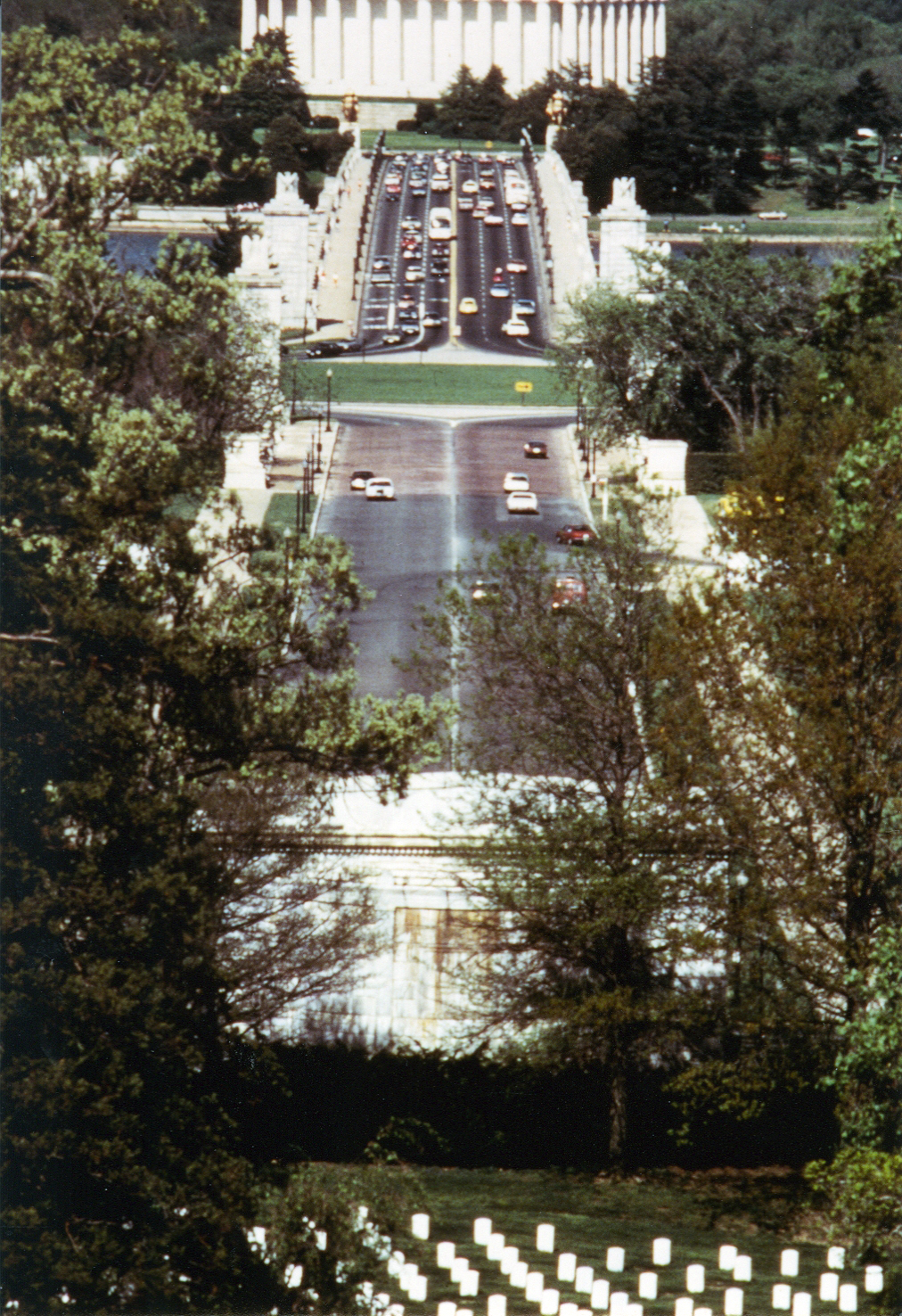 view across memorial bridge