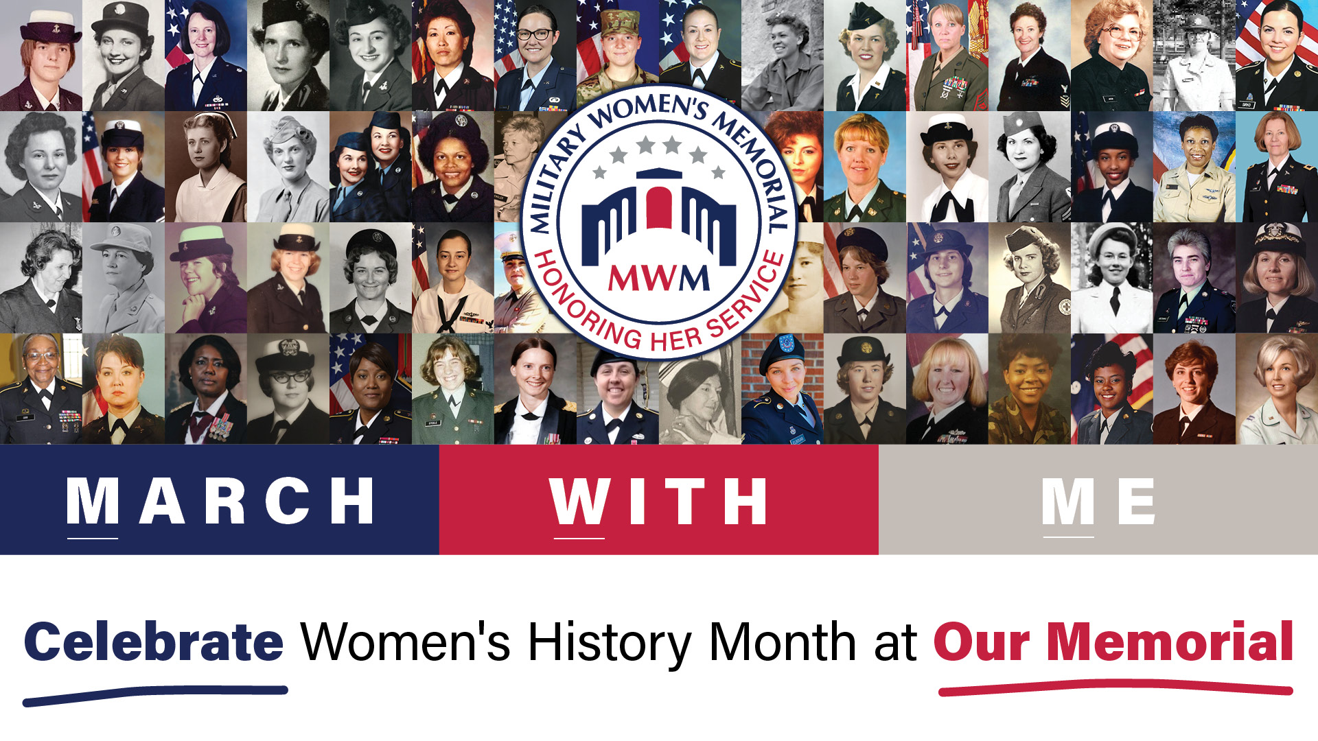 March With Me - Celebrate Women's History Month at the Military Women's Memorial