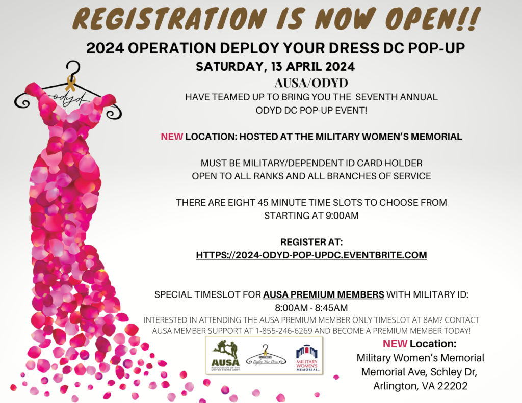 Operation Deploy Your Dress - Registration Now Open
