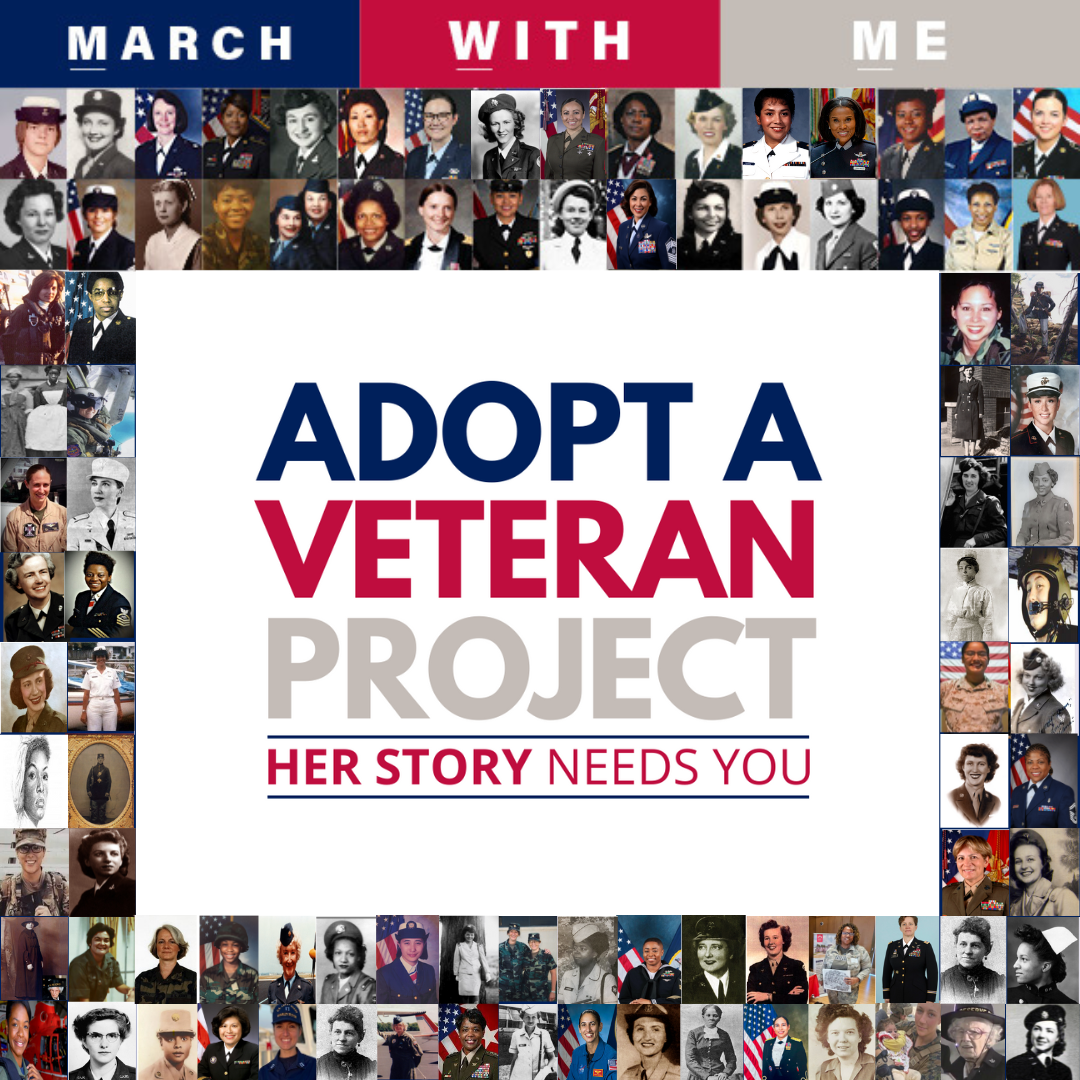 Adopt A Woman Veteran - Her Story Needs You with photos of military women