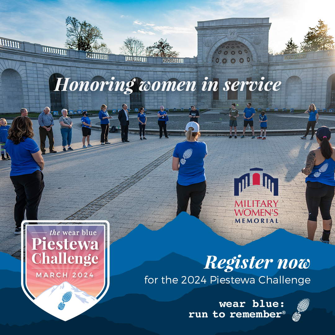 Honoring Women In Service. wear blue Piestewa Challenge. March 23, 2024