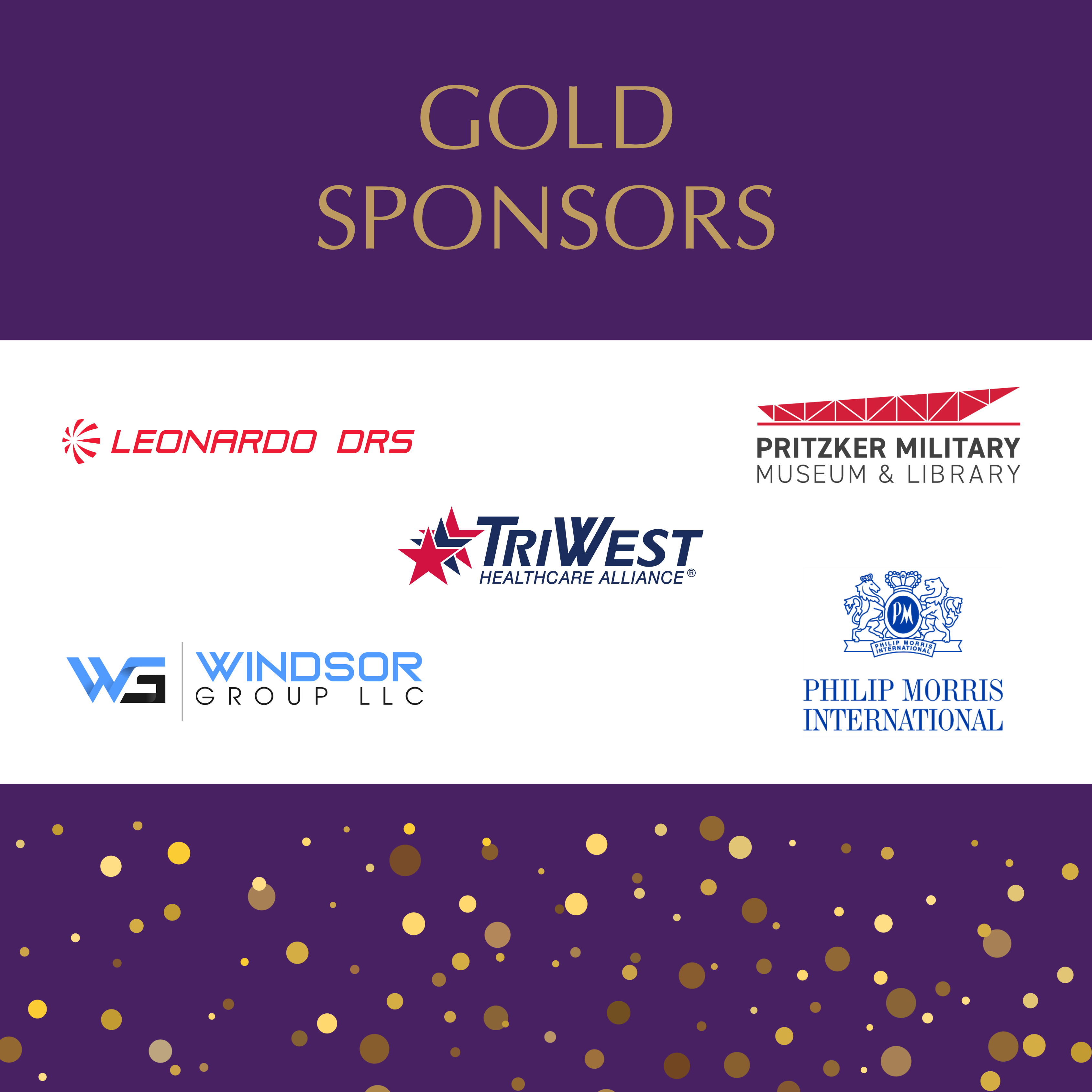 Gold Sponsors Patriot Leadership Award 2024