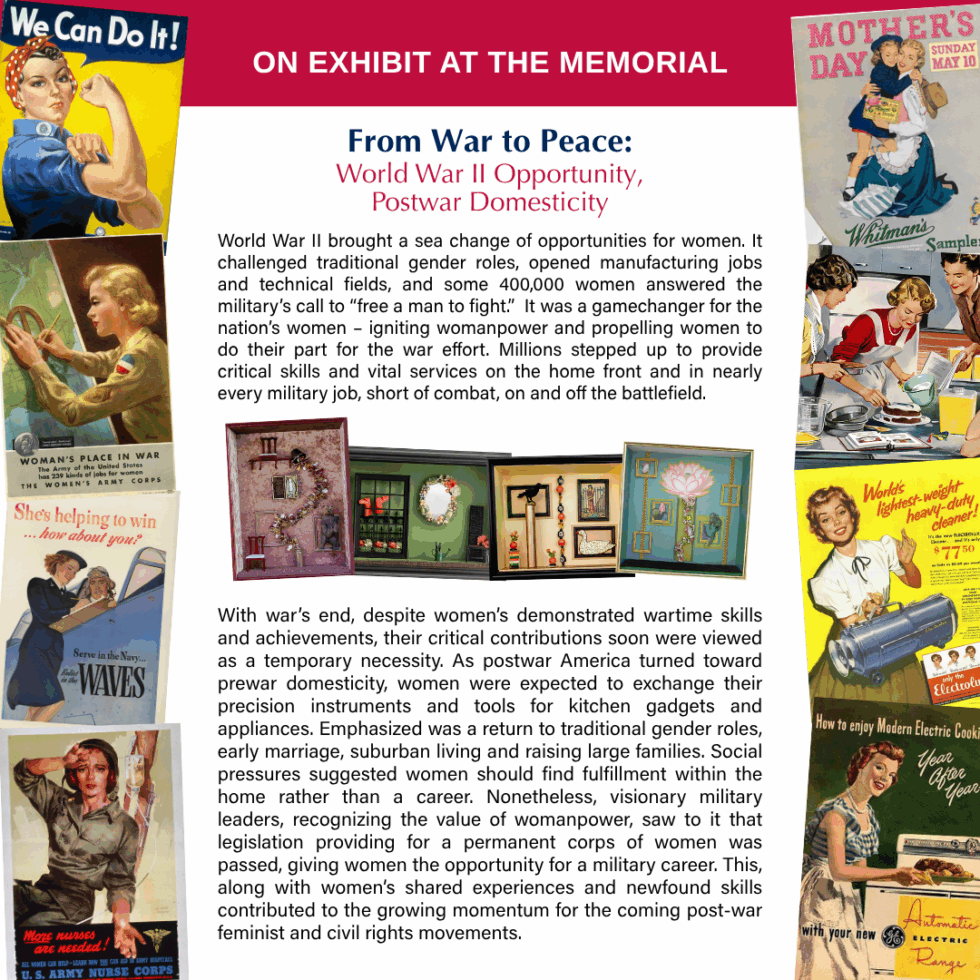 New Exhibit - From War to Peace opens November 11 , 2025